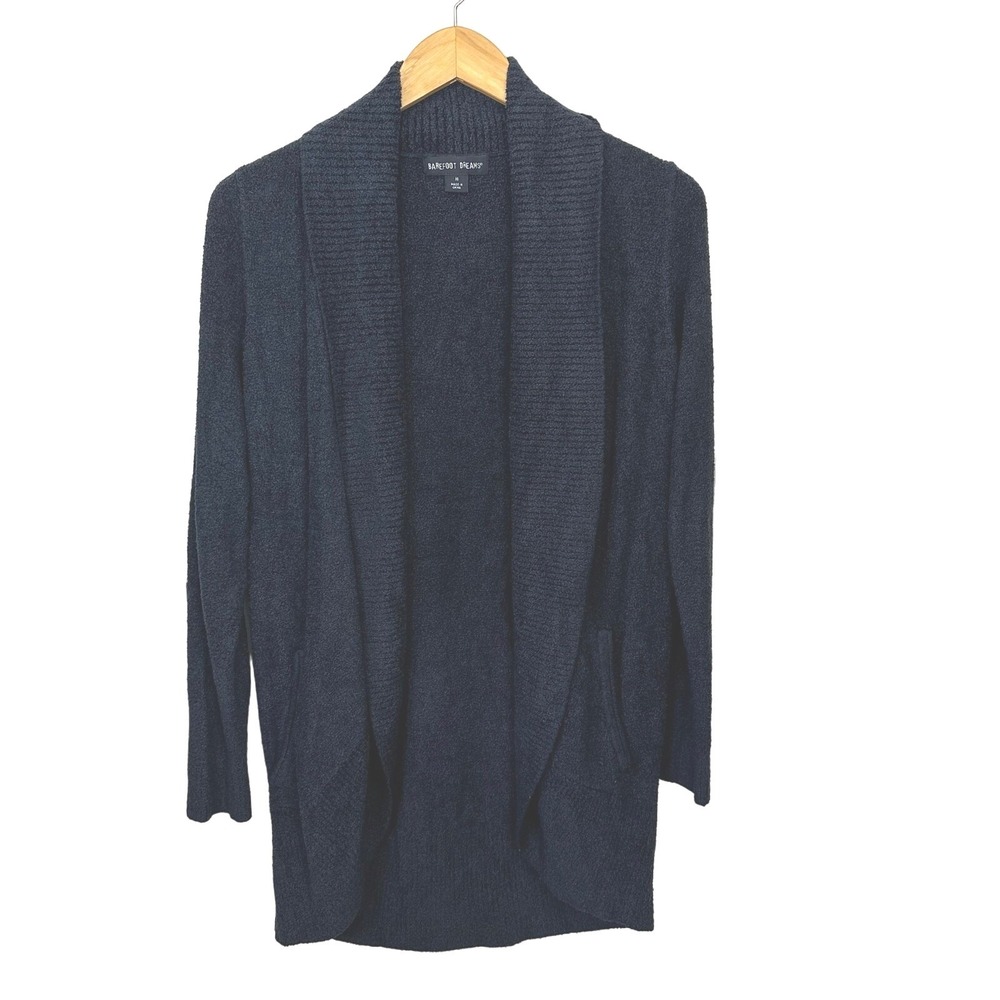 Barefoot Dreams Navy Open-Front Cozy Cardigan